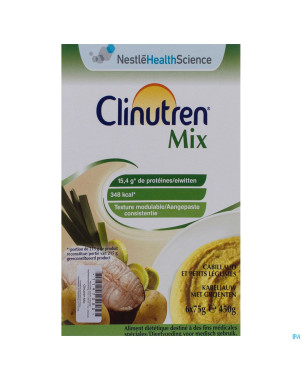 Clinutren mix cabillaud-legumes nf    sach 6x75g