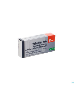 Valsartan krka 80mg    comp pell 28