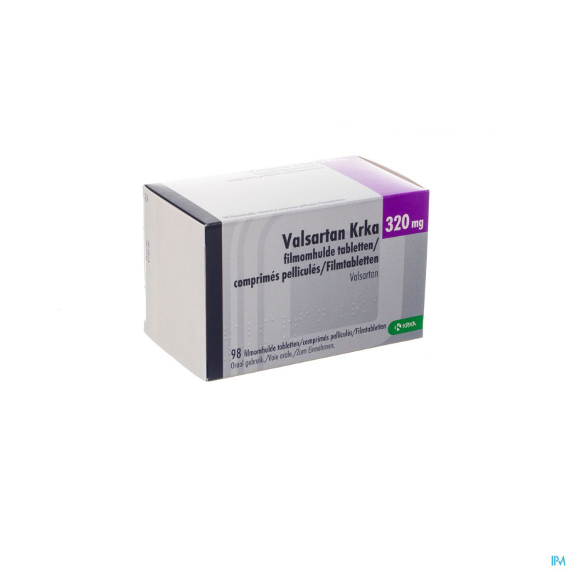 Valsartan krka 320mg   comp pell 98