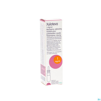Xyloteva teva 1,0mg/ml sol pulveris nasale 10 ml