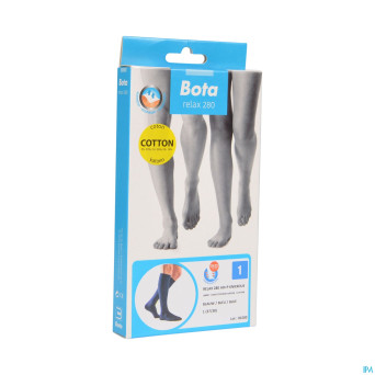 Bota relax 280 coton bas jarret blue n1