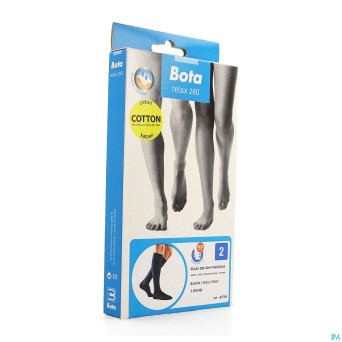 Bota relax 280 coton bas jarret blue n2