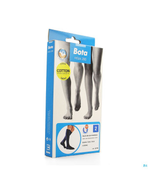 Bota relax 280 coton bas jarret blue n2