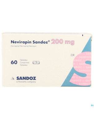 Nevirapin sandoz 200mg tabl  60