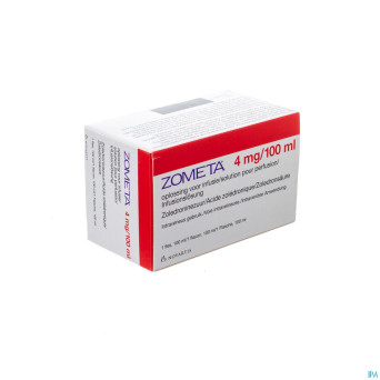 Zometa  4mg/100ml sol pour perfusion 100ml