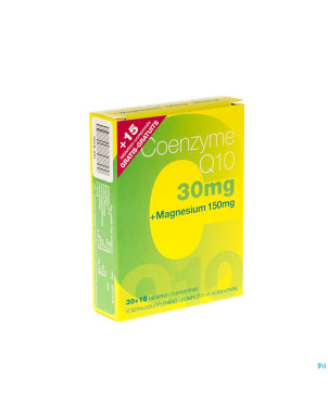 Coenzyme q10+mg 30 tabl+15 tabl grat. 5877 revogan