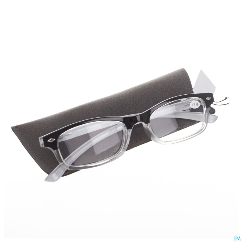 Pharmaglasses lunettes lecture diop.+2.50 grey