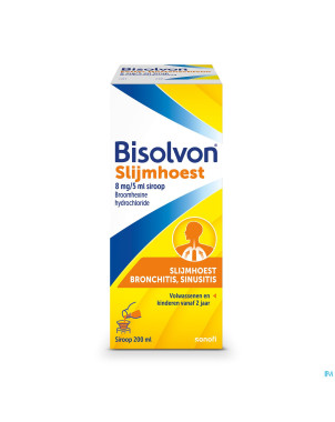 Bisolvon sir 1 x 200 ml  8mg/5ml