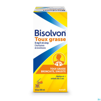 Bisolvon sir 1 x 200 ml  8mg/5ml
