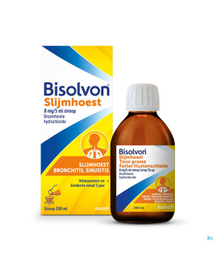 Bisolvon sir 1 x 200 ml  8mg/5ml