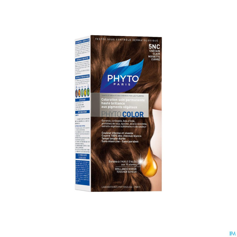 Phytocolor 5nc chatain clair noisette cuivre