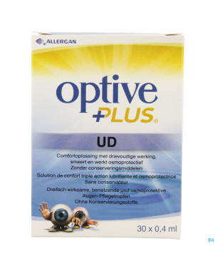 Optive plus sol ster fl 30x0,4ml ud