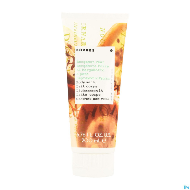 Korres kb lait corporrel bergamote-poire    200ml
