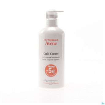 Avene cold cream lait corporel   pompe 400ml promo