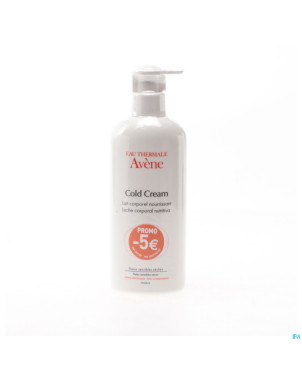 Avene cold cream lait corporel   pompe 400ml promo
