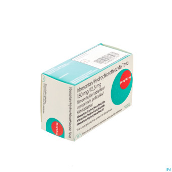 Irbesartan hct teva 150 mg/12,5 mg comp pell 98