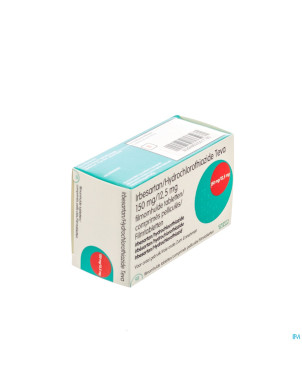 Irbesartan hct teva 150 mg/12,5 mg comp pell 98