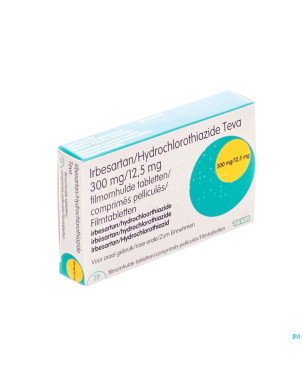 Irbesartan hct teva 300 mg/12,5 mg comp pell 28