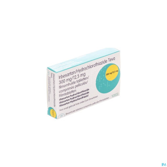 Irbesartan hct teva 300 mg/12,5 mg comp pell 28