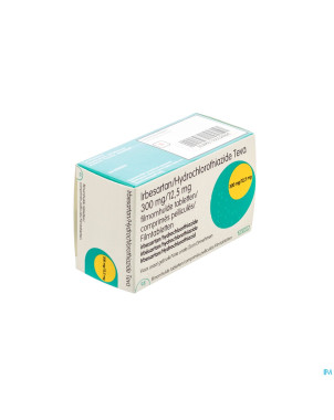 Irbesartan hct teva 300 mg/12,5 mg comp pell 98