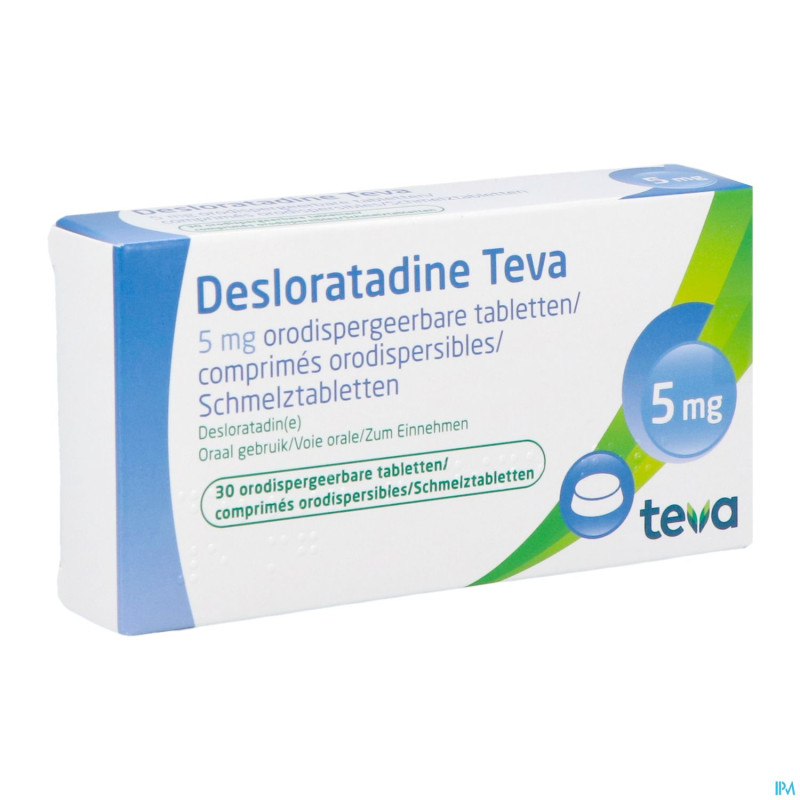 Desloratadine teva  5 mg comp orodisp  30 x  5 mg
