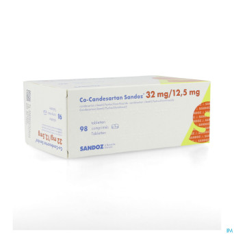 Co candesartan sandoz tabl 98 x 32 mg/12,5 mg