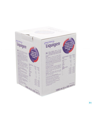 Liquigen fl plast 4x250ml rempl.1457191