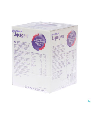 Liquigen fl plast 4x250ml rempl.1457191