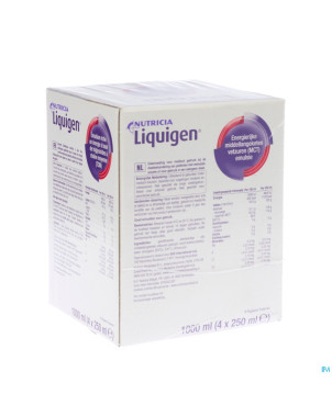 Liquigen fl plast 4x250ml rempl.1457191