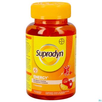 Supradyn energy    gommes 70