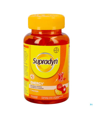 Supradyn energy    gommes 70