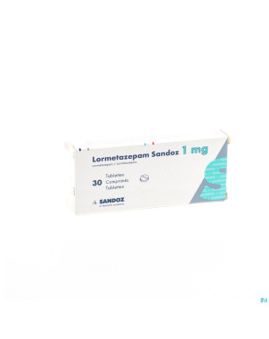 Lormetazepam sandoz comp 30 x 1 mg