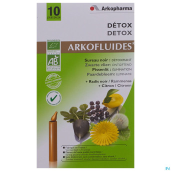 Arkofluide detox bio unicadoses 10