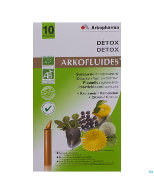 Arkofluide detox bio unicadoses 10