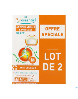 Puressentiel articulation roller 14 hle ess 2x75ml