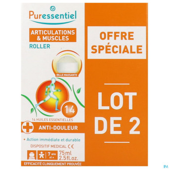 Puressentiel articulation roller 14 hle ess 2x75ml
