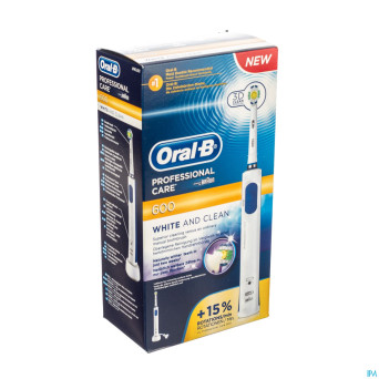 Oral b professional care 600 white&clean