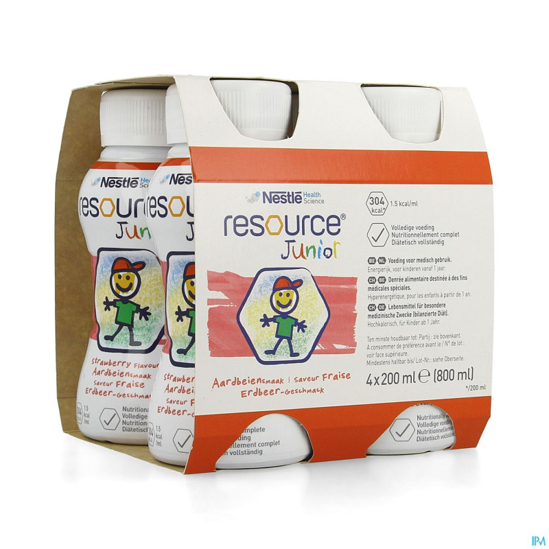 Resource junior fraise   nf 4x200ml