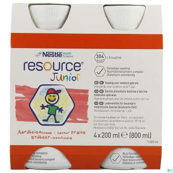 Resource junior fraise   nf 4x200ml