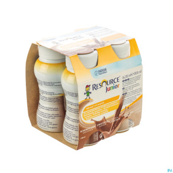 Resource junior chocolat 4x200ml