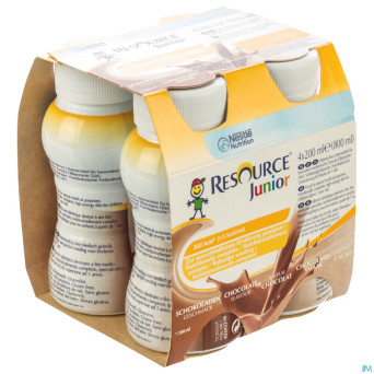Resource junior chocolat 4x200ml