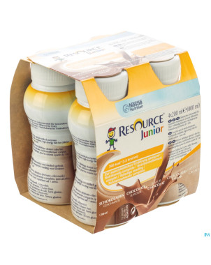Resource junior chocolat 4x200ml