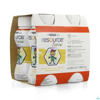 Resource junior vanille  nf 4x200ml