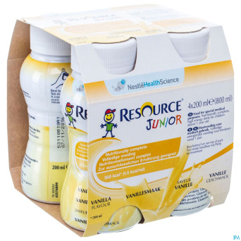 Resource junior vanille  nf 4x200ml