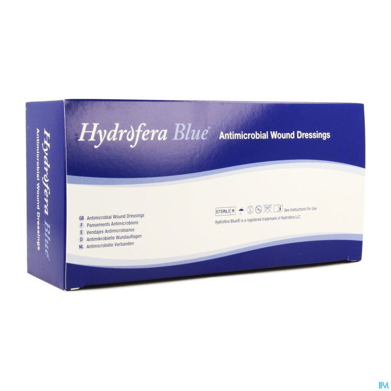 Hydrofera blue pans bacteriost.    5,0x 5,0cm 10