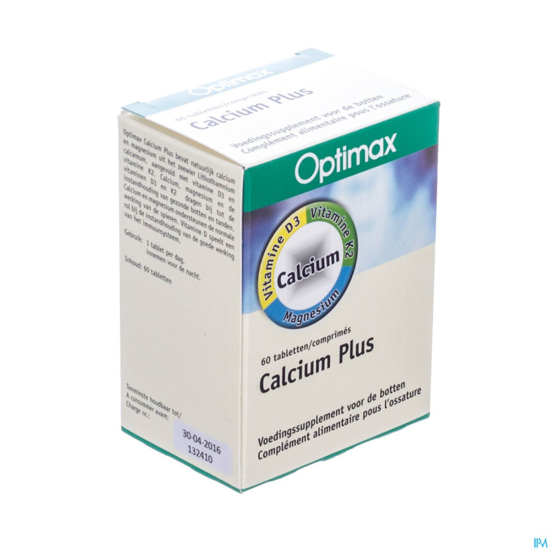 Calcium plus    tabl  60 optimax