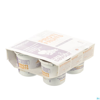 Proti-fruits pomme-pruneaux    pot 4x125g