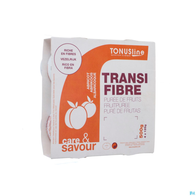 Transifibre abricot    pot 4x125g