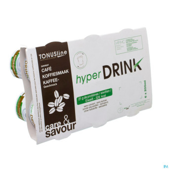 Hyperdrink cafe s/lactose    pot 6x200ml