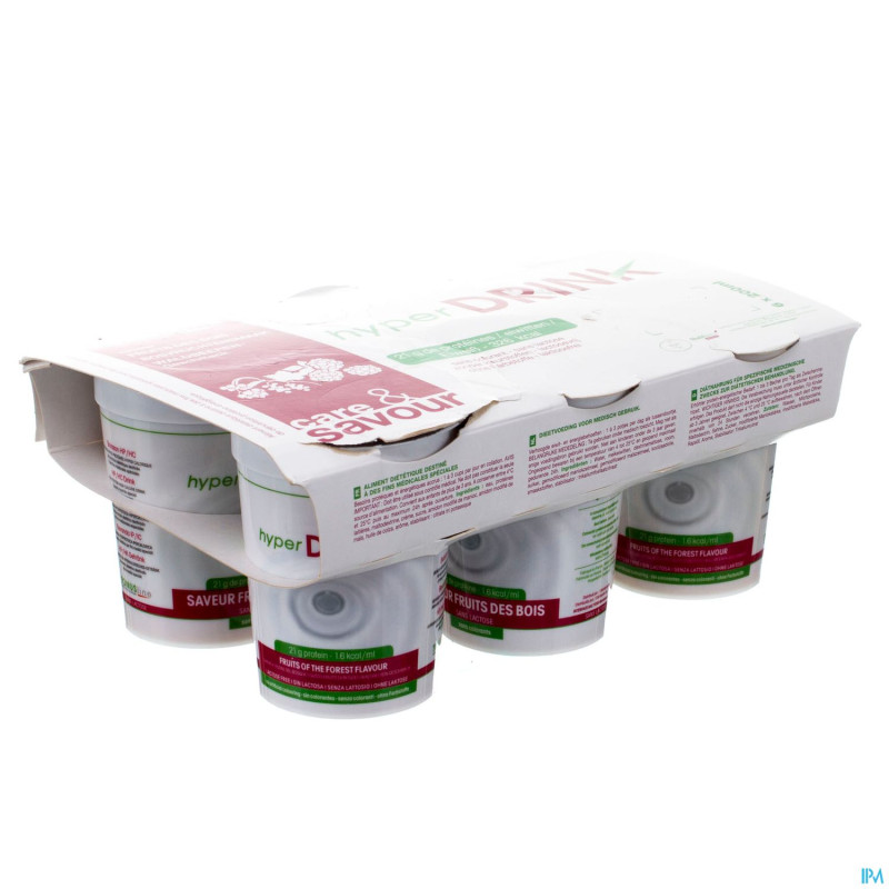 Hyperdrink fruit bois s/lactose    pot 6x200ml